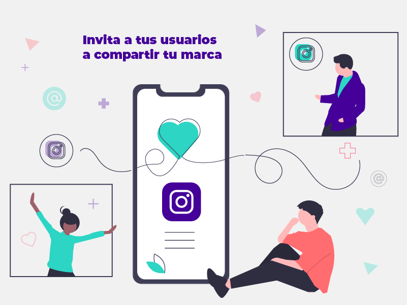 Invita a tus usuarios a compartir tu marca en Instagram